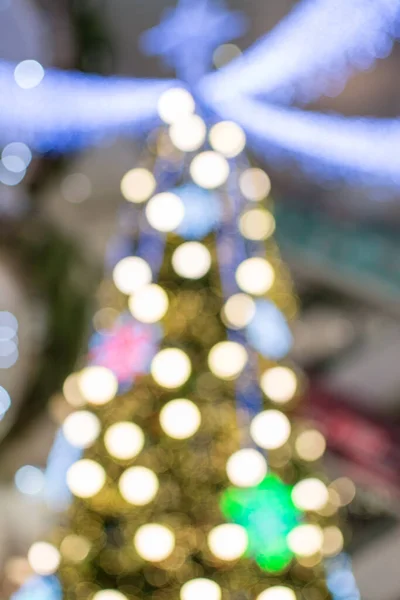 Abstract Blurred Background Christmas Lighting — Stock Photo, Image