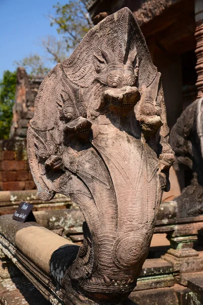 Naga Heykel Budist Dragon — Stok fotoğraf