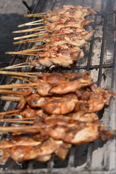 Roasting chicken — Stock Photo, Image