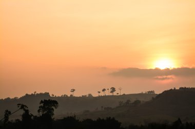 Khao kho phetchabun, twilight, Tayland içinde
