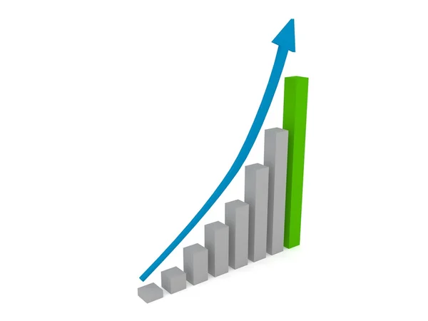 Business graph — Stock Photo, Image