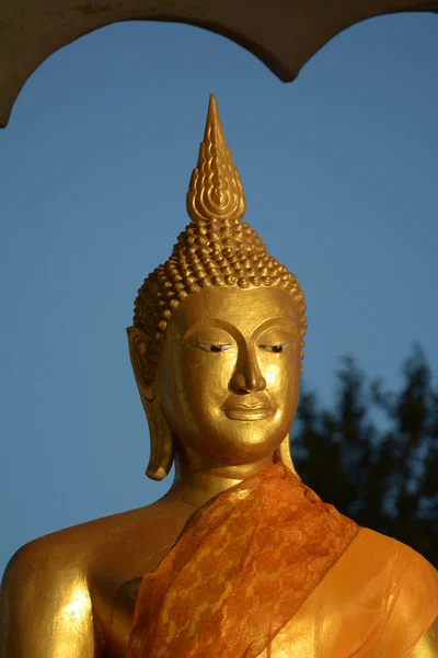 Golden buddha on Phu Rua, Thailand — Stok Foto