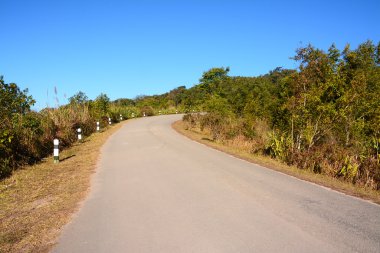 yolda phu rua dağ, Tayland