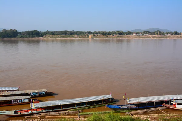 Natural view of Khong river in Chaingkhan, Thailand — Stock Photo, Image