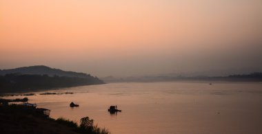 alacakaranlık khong Nehri, chaingkhan, Tayland