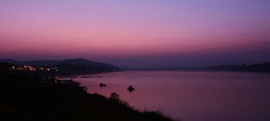 alacakaranlık khong Nehri, chaingkhan, Tayland