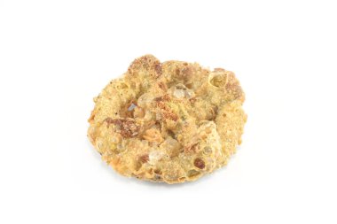 tekerlek Tay tatlı, pasta khanom kong, üzerinde beyaz izole