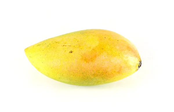 Mango giallo isolato su fondo bianco — Foto Stock