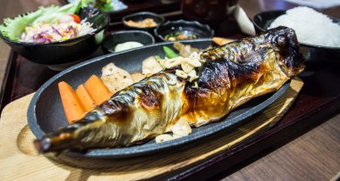 Izgara balık, saba shioyaki