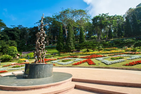 Jardín de Doi Tung Royal Villa, Chiang Rai, Tailandia — Foto de Stock