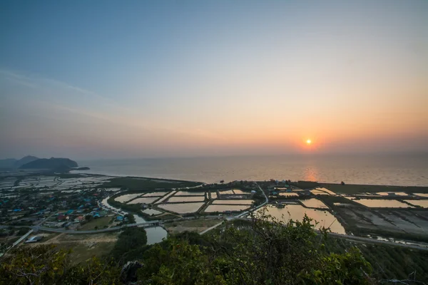 Sunrise at Khao Dang Viewpoint, Samroiyod national park, Thailand — Stock Photo, Image