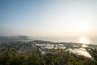 Khao Dang bakış açısı, Samroiyod Milli Parkı, Tayland güneş doğarken