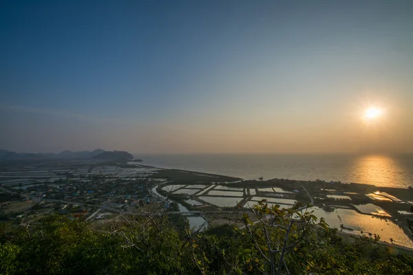 Sunrise at Khao Dang Viewpoint, Samroiyod national park, Thailand — Stock Photo, Image