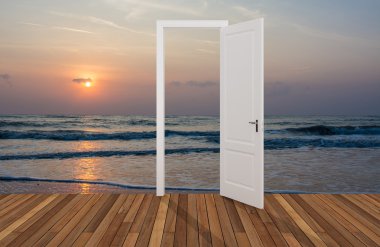 Açılış kapının arkasında manzara