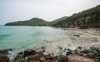 pattaya şehir Tayland Koh Larne Adası tropik beach