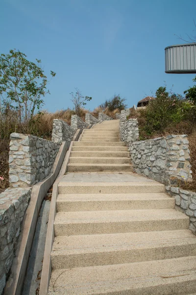 Escalier extérieur béton — Photo