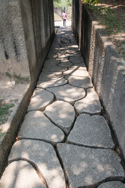 Pattern composed from the pavement — Stock Photo, Image