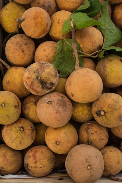 Sandoricum koetjape or Santol fruit in Thailand market — Stock Photo, Image