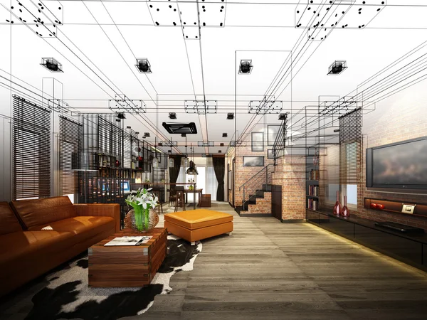 yaşayan, 3dwire kare render tasarım kroki