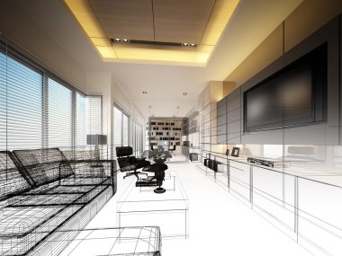 yaşayan, 3dwire kare render tasarım kroki