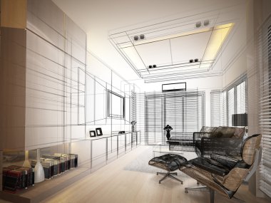 yaşayan, 3dwire kare render tasarım kroki