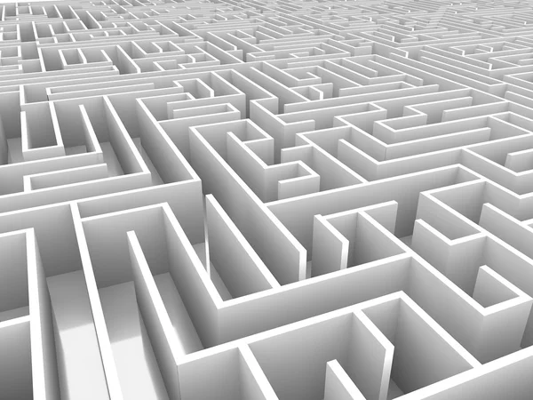 Endless maze 3d illustratio — Stock Photo, Image