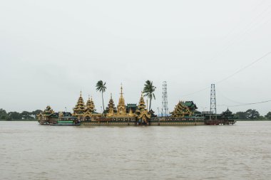 Syriam, Myanmar yele Phaya (küçük bir adada Pagoda)