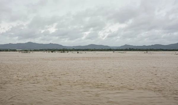 만 달 레이 미얀마에서 Ayeyarwady 강 — 스톡 사진