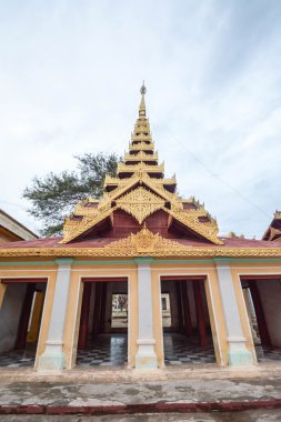Shwezigon Selami gece, Bagan, Myanmar.