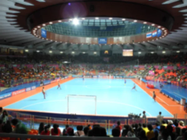 Fondo desenfocado del estadio de futsal, Tailandia —  Fotos de Stock