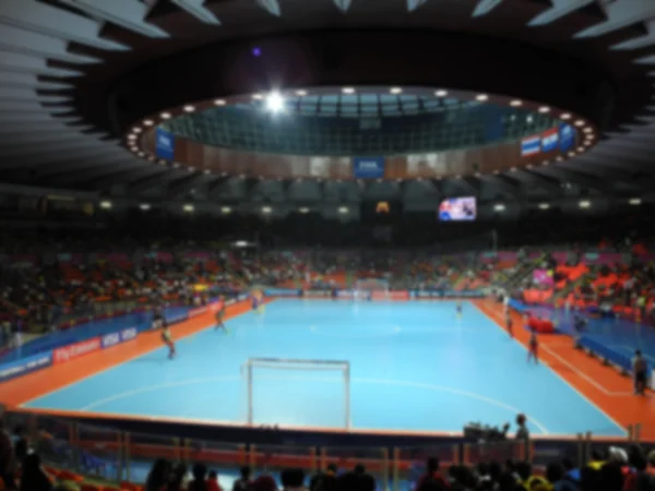 Sfondo sfocato dello stadio di futsal, Thailandia — Foto Stock