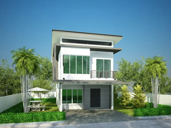 3d render of house , — Stock Photo, Image