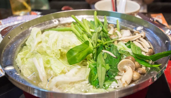 Shabu shabu japanese food — Stock Photo, Image