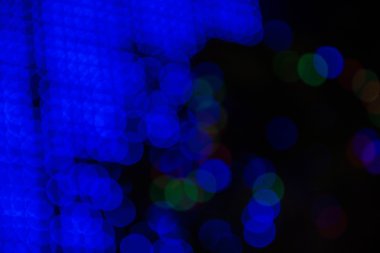 bokeh arka plan mavi aydınlatma