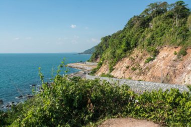Yol boyunca sahil, Chanthaburi Eyaleti, Tayland