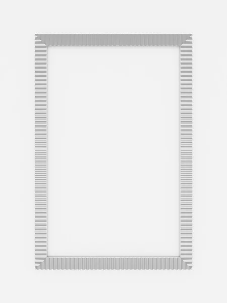 3d cadre de epocă goale pe perete alb — Fotografie, imagine de stoc