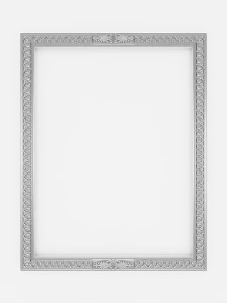 3D-lege vintage frames op de witte muur — Stockfoto