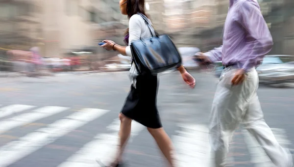 Group of business people in the street — Stock Photo, Image