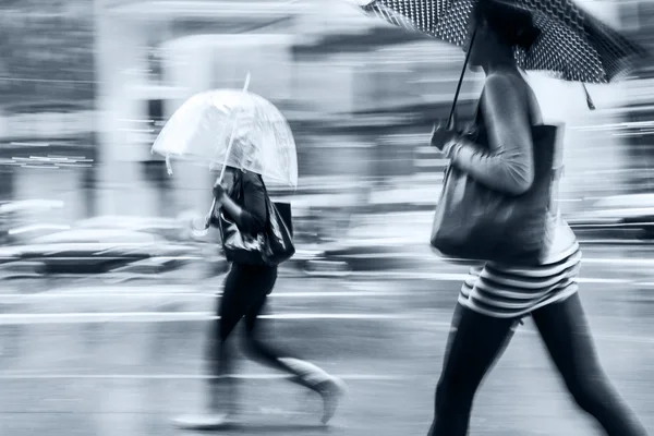 Group of business people in the street — Stock Photo, Image