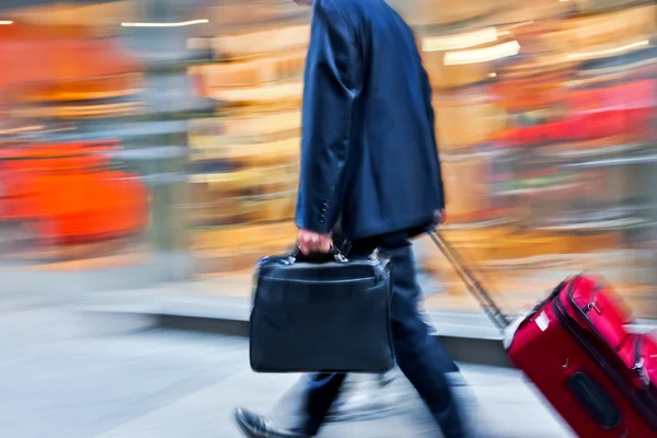 Group of business people in the street — Stock Photo, Image