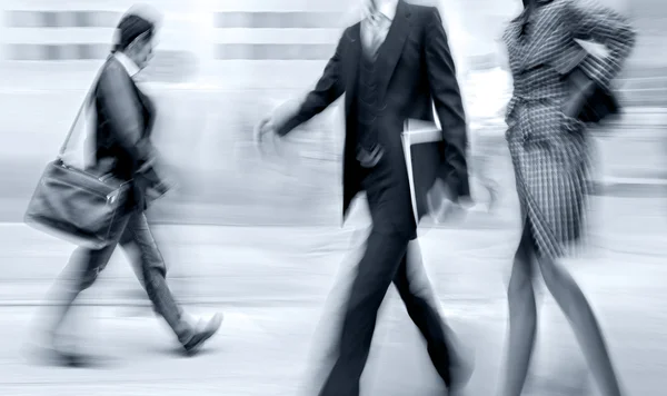 Group of business people in the street — Stock Photo, Image