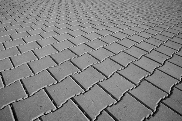 Area of ceramic bricks herringbone pattern — Stock Photo, Image