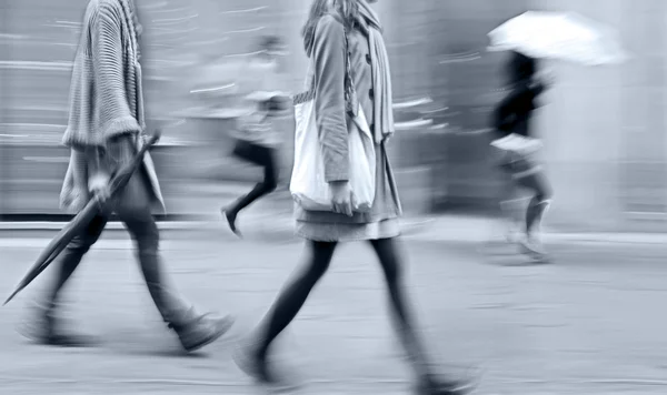 Rainy day motion blur — Stock Photo, Image