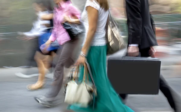 Group of business people in the street — Stock Photo, Image