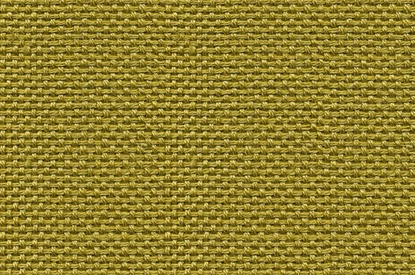 Tecido amarelo sem costura texturizado fundo com fibras — Fotografia de Stock