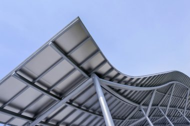 Tasarım metal çatı yapısı