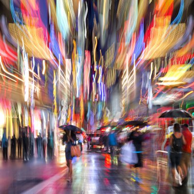 gece şehir kasıtlı Hareket Bulanıklığı