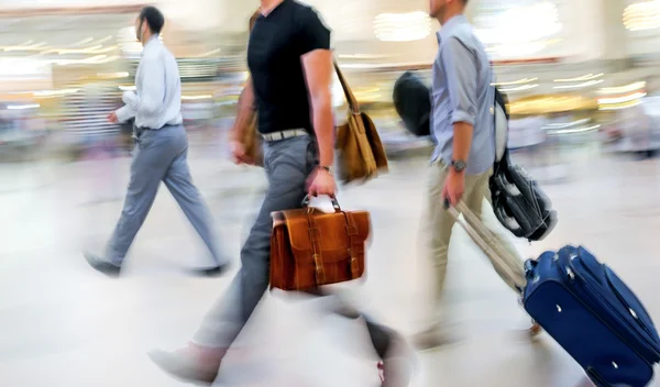 group of business people in the street