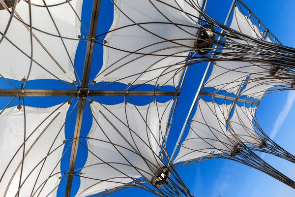 White beach canopy — Stock Photo, Image