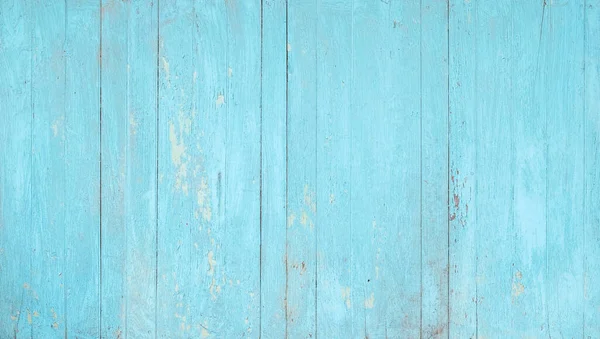 木墙漆成了风化的蓝色 老式蓝色木板背景 来自海滩的蓝色旧木墙 — 图库照片